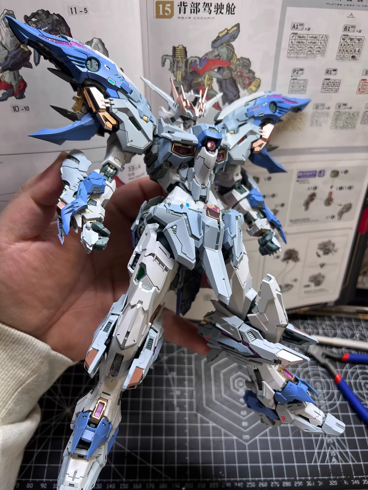 [Color customization] Infinite Dimension RT-002 Nemesis (Blue color scheme) Model Kit