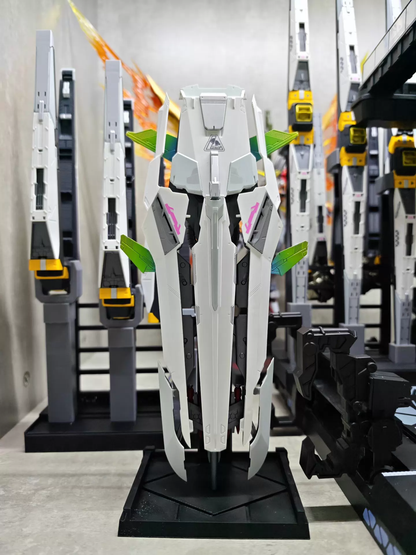 [3D printed pieces] Bandai/Daban Metal Structure Nu ν Gundam Fin Funnel Stand/ Weapon Stand