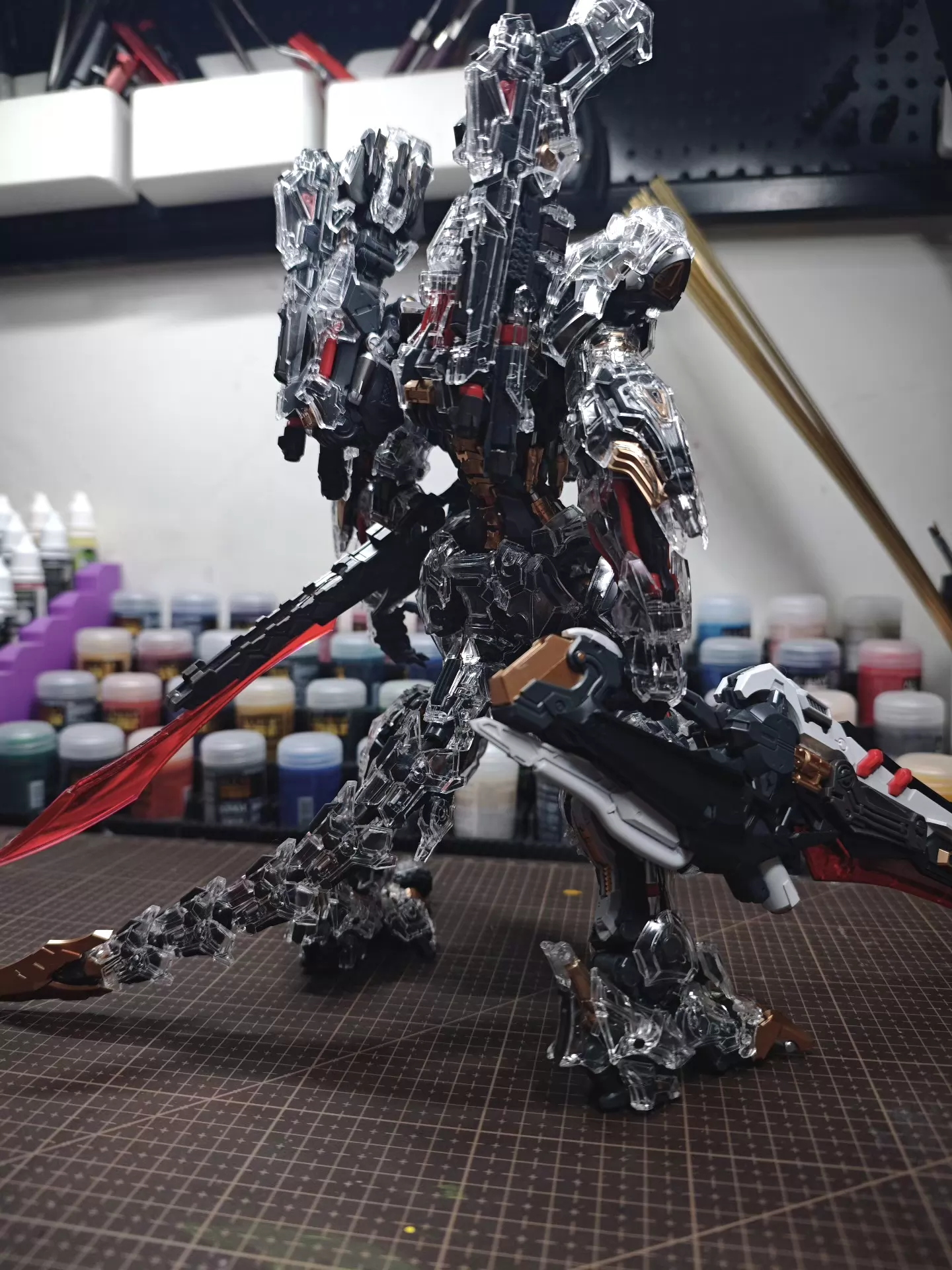 [Clear parts] Infinity Nova RMD Fenrir 1/72 Scale Model Kit (Armor clear parts)