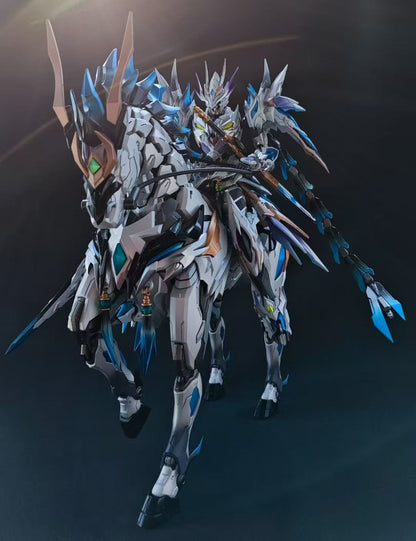 [Color customization] Motor Nuclear Zhao Yun & White Dragon Horse（White color scheme） Model Kit