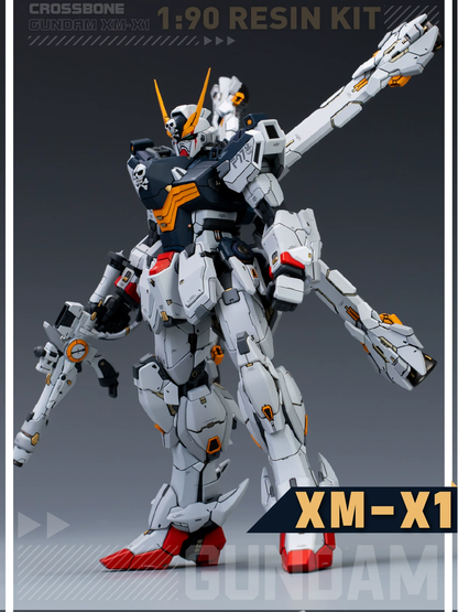 [Painted Resin Kit] Amazing Cast 1/90 Crossbone Gundam X1 GK Resin Conversion Kit