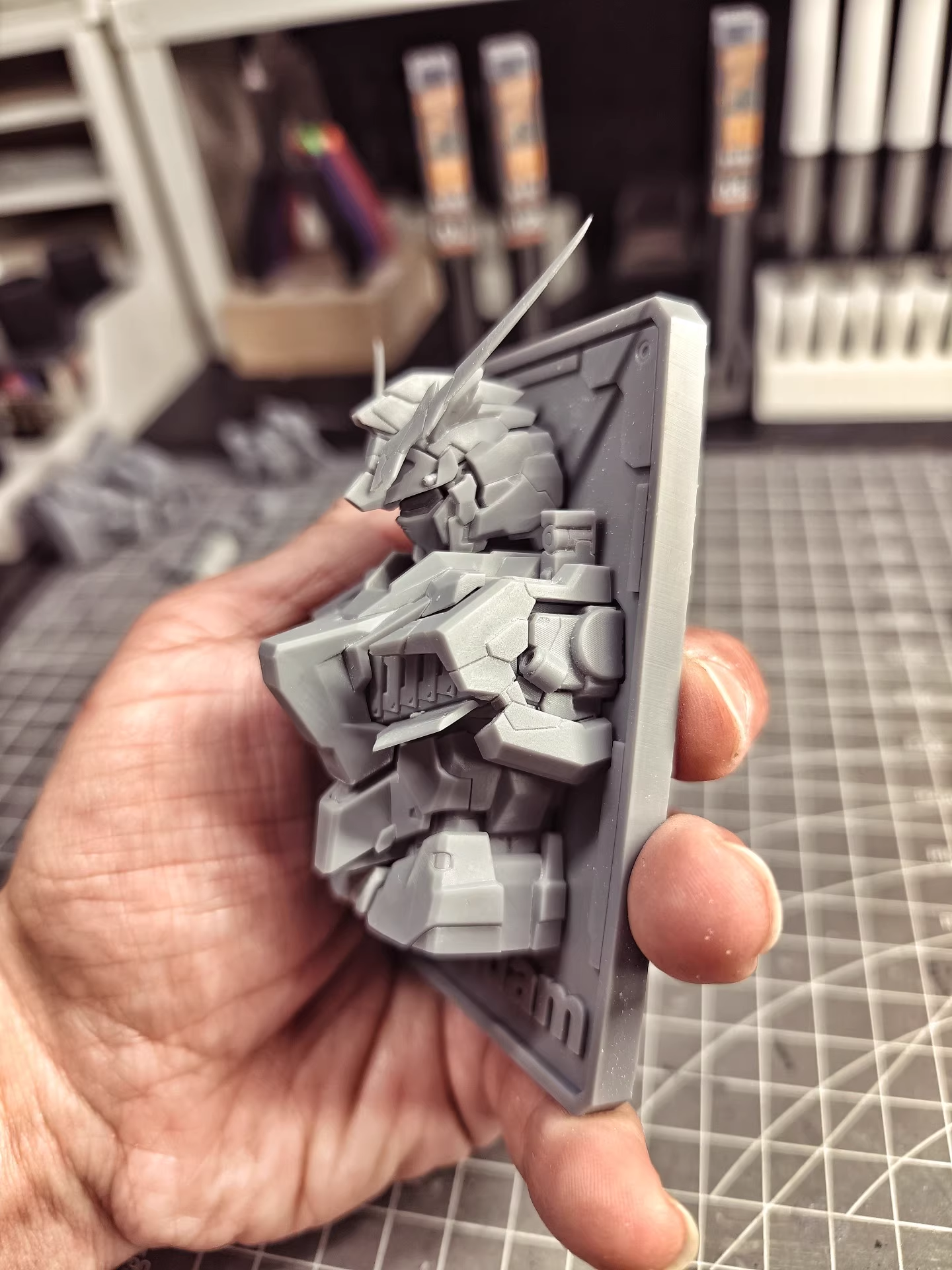 [3D printed parts] Unicorn Card Bust refrigerator magnet Decorative Card Bust