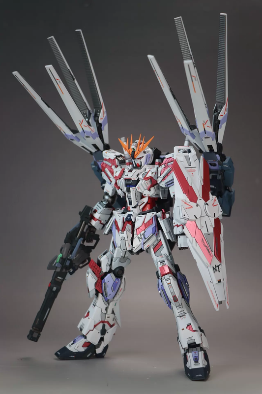 [Painted Resin Kit] AOK 1/100 NARRATIVE Gundam Enhanced Conversion Kit Resin Kit Bandai MG 1/100 RX-9/C/B Narrative Gundam