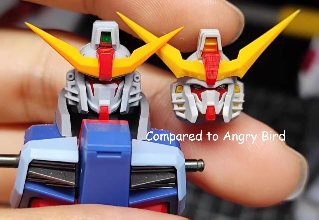 [3D printed pieces] HG/RG/Bandai/Star/Angry Bird Destiny Model Kit 3D printed parts head