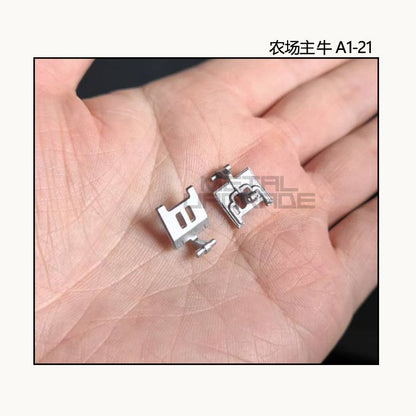 [Metal pieces/3D printed pieces] Farmer Creation 1/100 GK Style Nu Model Kit 3D printed parts Shoulder and other metal parts, clear parts