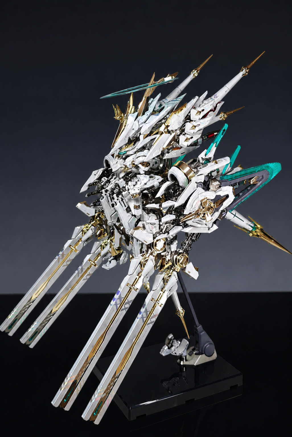 [Custom Electroplating] Daiblos Core CZ-011B Colada (Titanium Electroplating White Gold Color Scheme) model kit