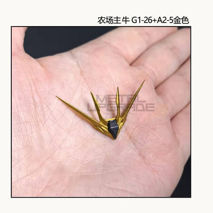 [Metal pieces/3D printed pieces] Farmer Creation 1/100 GK Style Nu Model Kit 3D printed parts Shoulder and other metal parts, clear parts