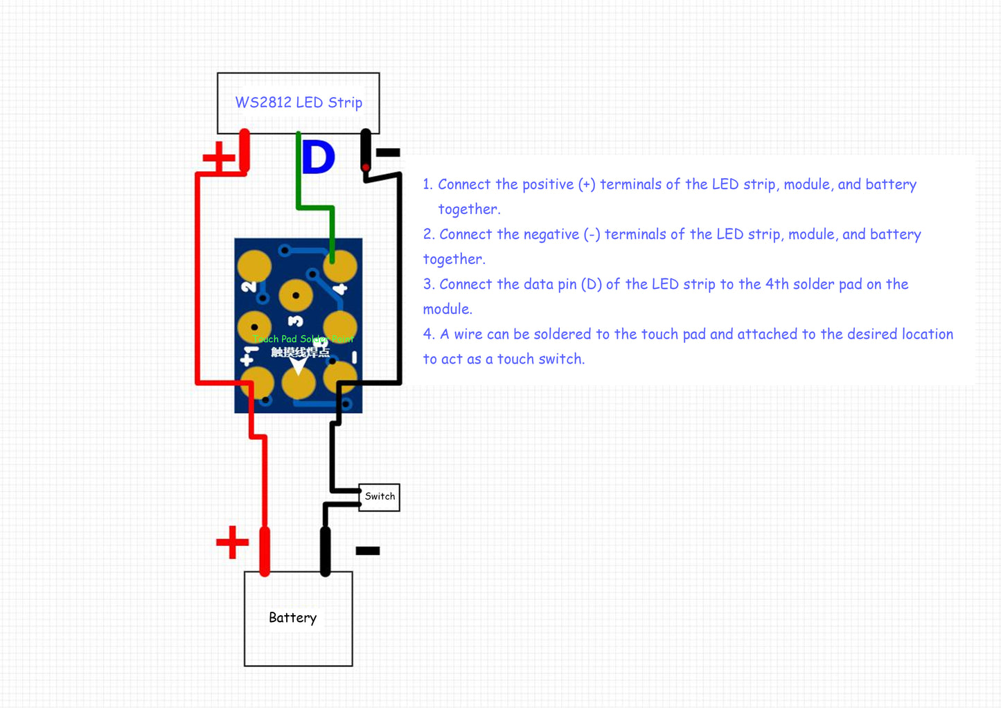 [Lighting kit materials] Ultra-small WS2812 RGB LED Strip