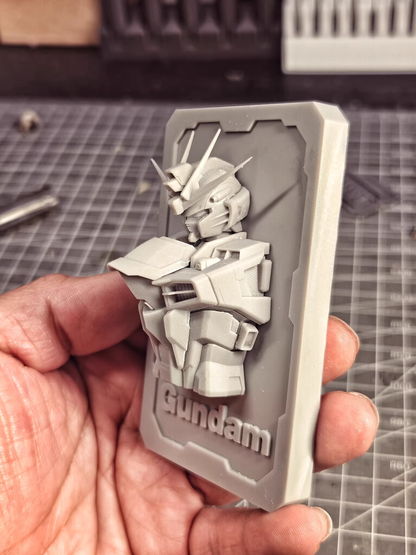 [3D printed parts] Rising Freedom Gundam Card Bust refrigerator magnet Decorative Card Bust