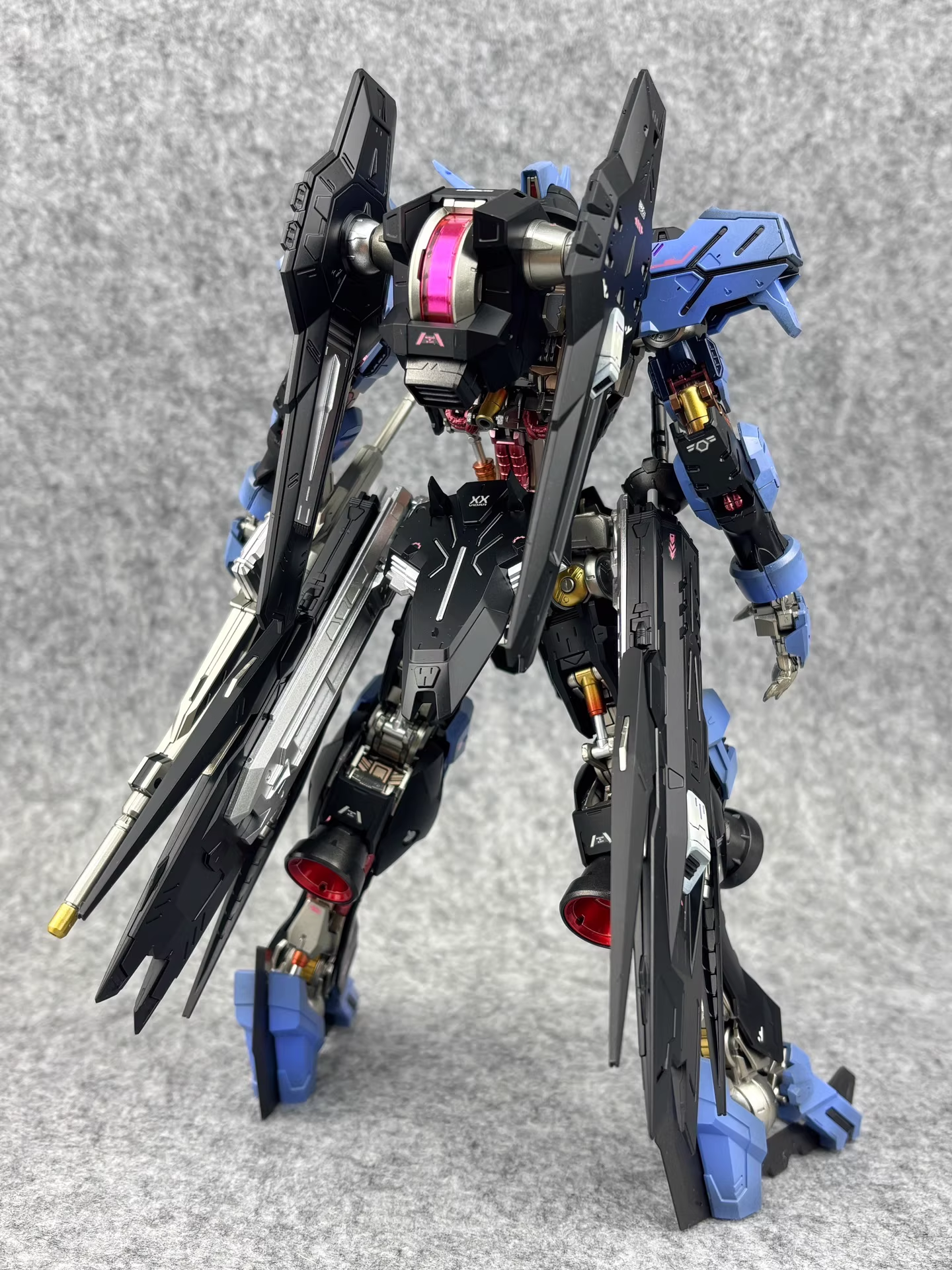 [Color customization] MG 1/100 ASW-G-XX Gundam Vidar (Prism Blue-Black/Shading Color Scheme)
