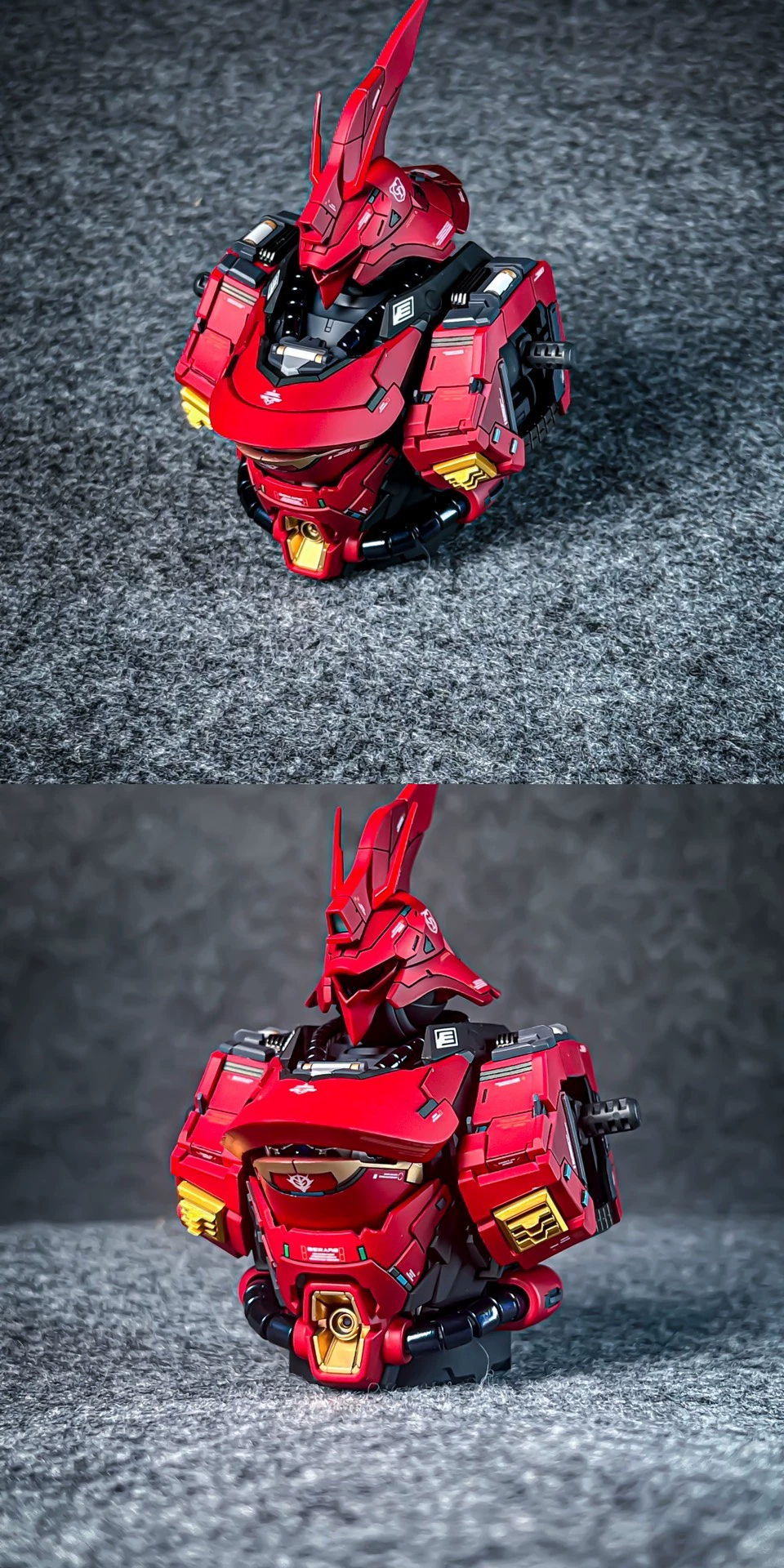 [Painted Resin Kit]  YUJIAO LAND 1/100 MG MSN-04 SAZABI  Resin Conversion Kit