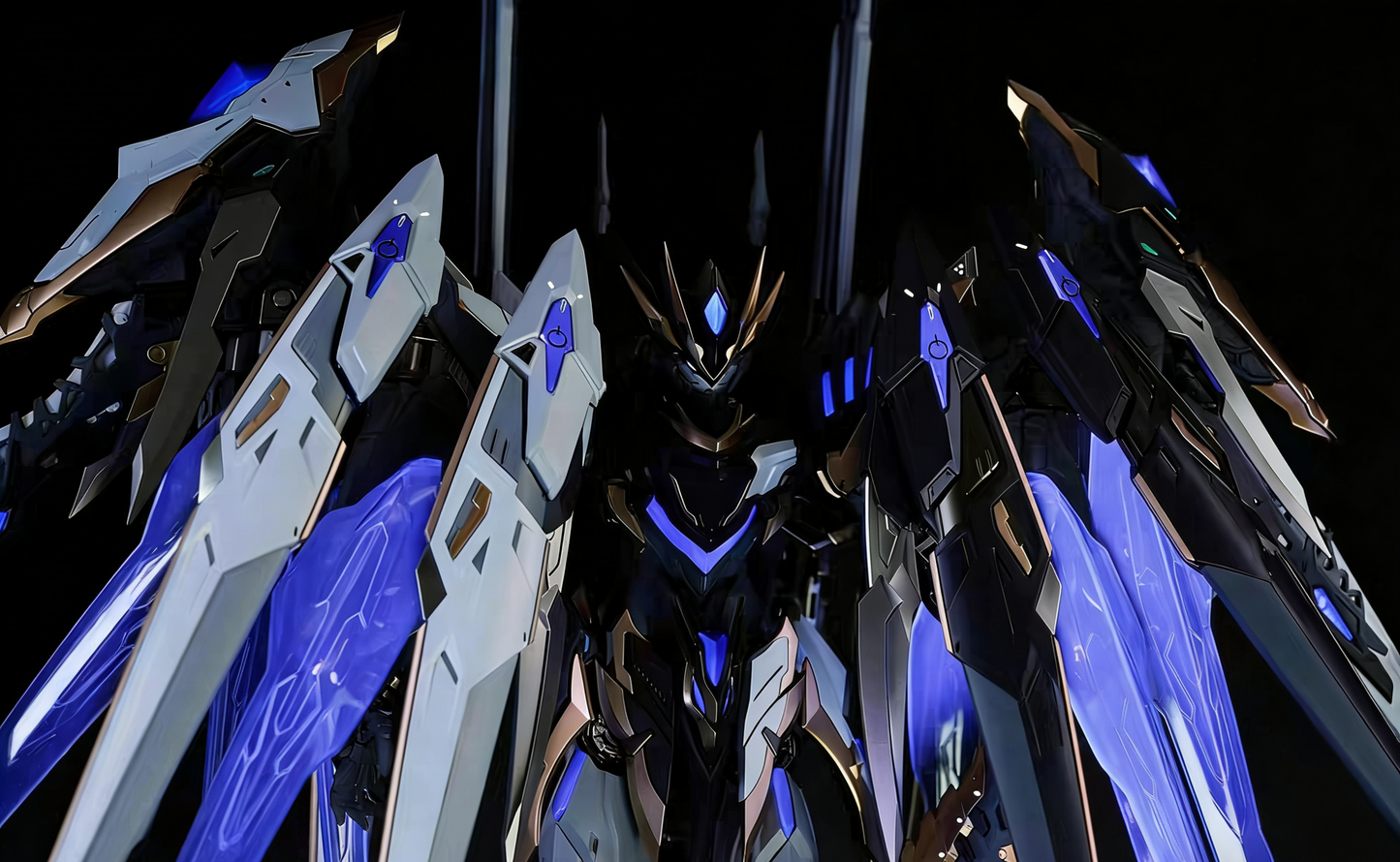 [Color customization] Legend of Star General MNP-XH12A Gan Jiang (white black color scheme) Model Kit