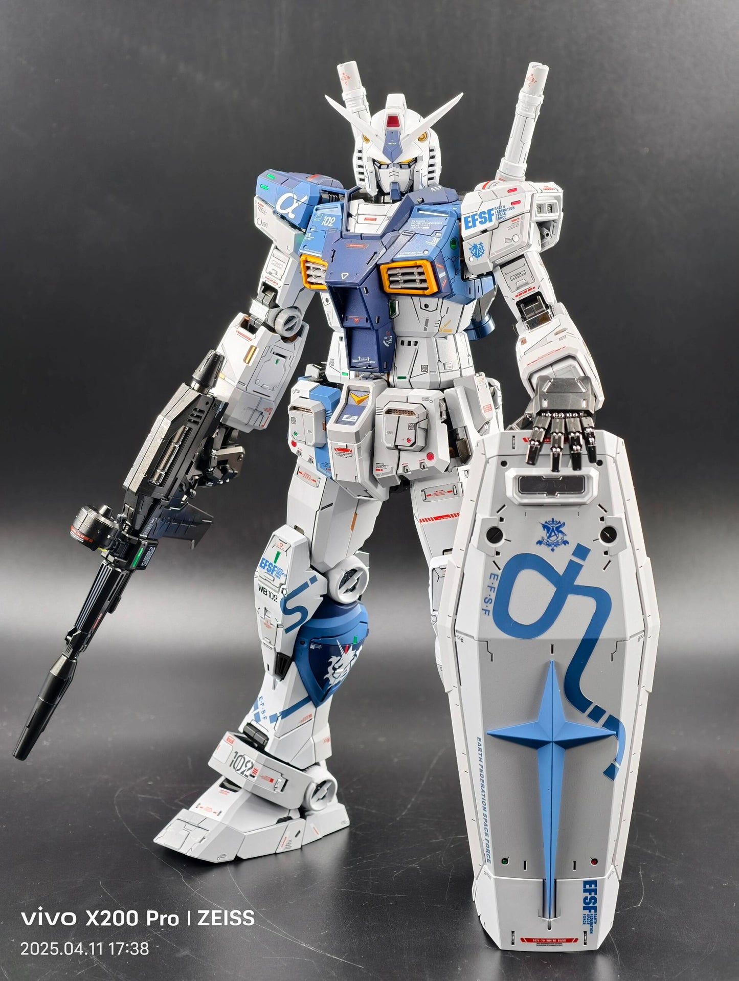[Color customization collection] BANDAI/DABAN PG Unleashed 1/60 RX 78 Gundam (SKyuken Ryuichi Color Scheme) model kit
