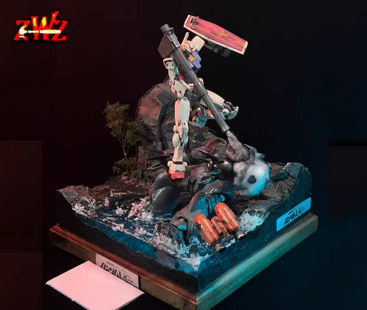 [Model Scene / Diorama Kit] Seascape Beach & Rock Scene Material Kit for model kits