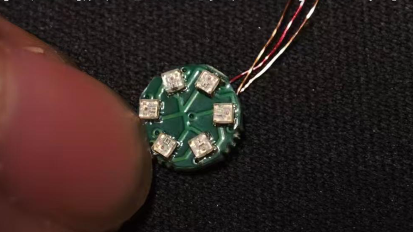 [Lighting kit materials] WS2812 RGB Rotating Light Board Module ...