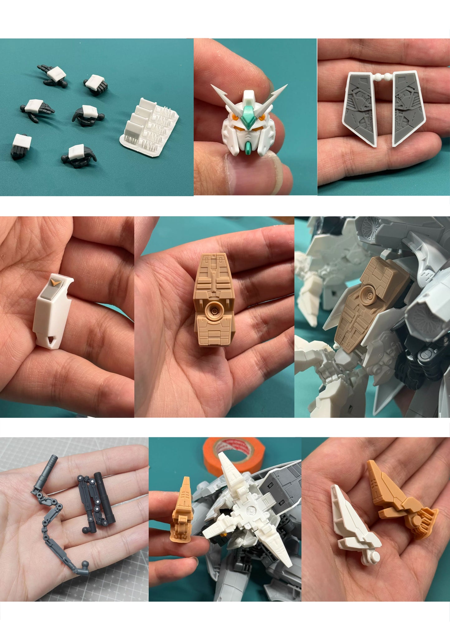 [3D printed pieces] 3D printed pieces for TX-ff104 Alyzeus