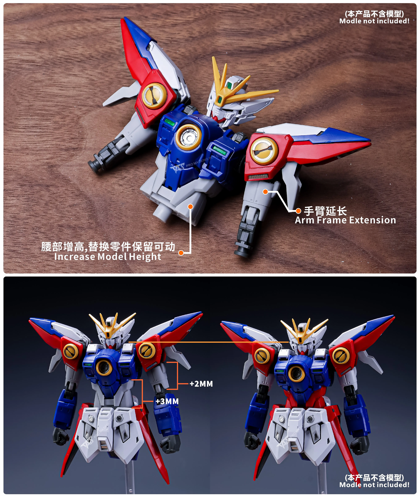 [Resin pieces] Painted TAS Model Special Effect Component Conversion Parts PMC-BD-80-3 for RG Wing Zero Model Details 3D Modified Parts