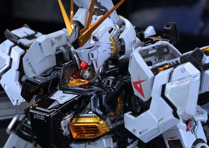 [Color customization] PG Unleashed 1/60 Nu Gundam (Titanium Electroplated color scheme) Model Kit