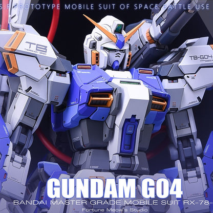 [Remade Resin Kit] MG 1/100 Fortune Meow’s Studio RX-78-4 Gundam G04 (GTO) Resin Conversion Kit Remade Resin Kit