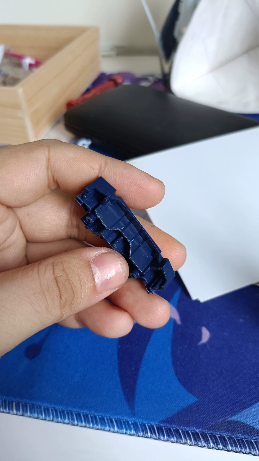 [3D printed pieces] 3D printed pieces for Ξ GUNDAM Shoulder expansion parts and cockpit opening parts.