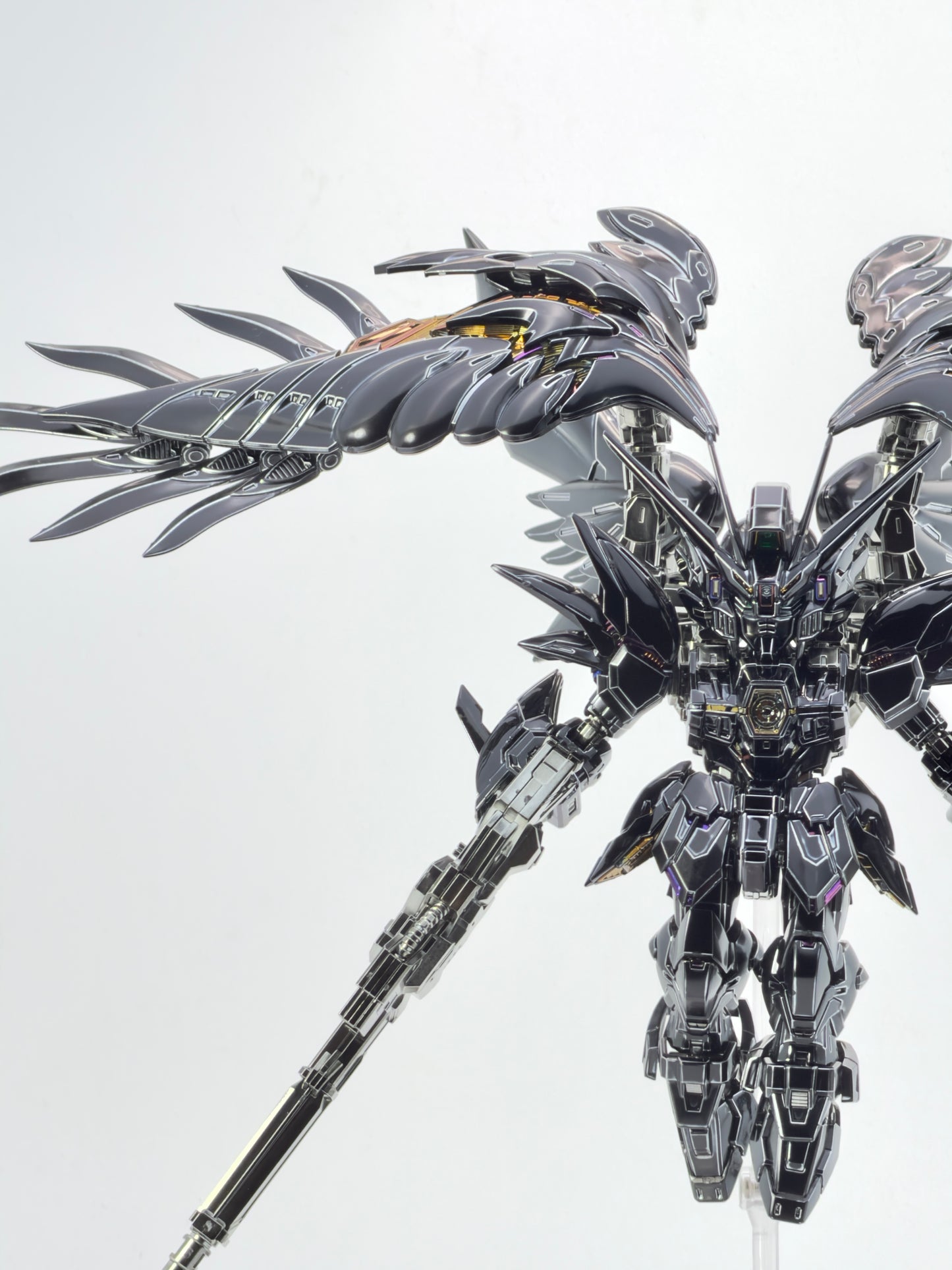 [Custom Electroplating] MGSD Wing Zero 3rd (Iridescent Black Electroplated Color Scheme) Model Kit