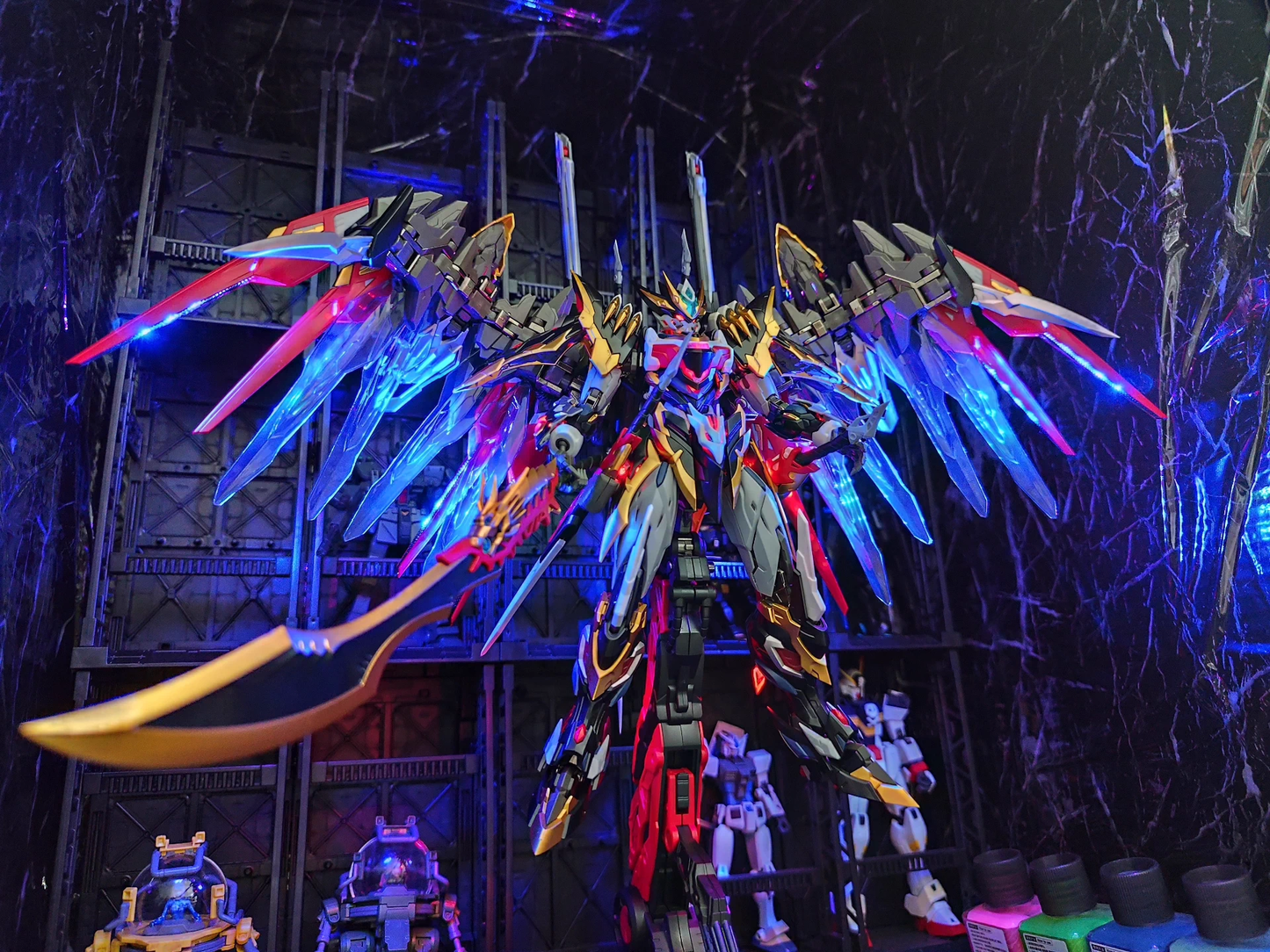 [Color customization] Legend of Star General MNP-XH12A Gan Jiang (white black color scheme) Model Kit