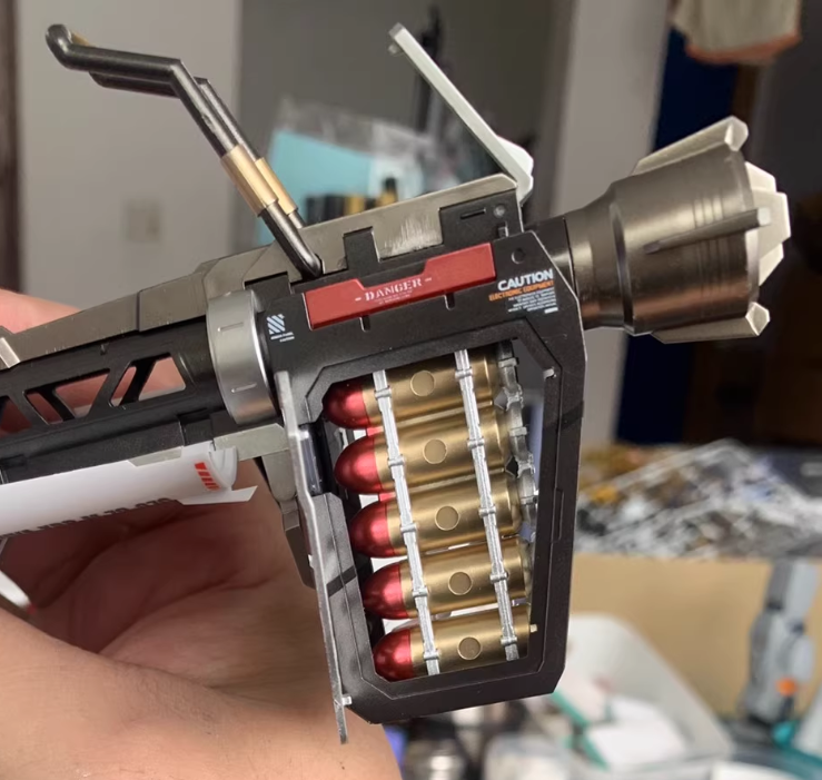 [Painted Customized] Painted Model Accessories Unleashed PGU 1/60 Hyper Bazooka for PG Unleashed 1/60 RX-78-2 Assembly Model Building Parts