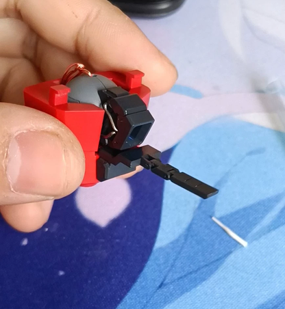 [3D printed pieces] 3D printed pieces for Ξ GUNDAM Shoulder expansion parts and cockpit opening parts.