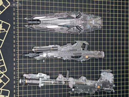 [Clear parts] Dragon Tiger Model Fukuoka Nu RX-93 FFV 1/100 GK Style Nu External armor clear parts