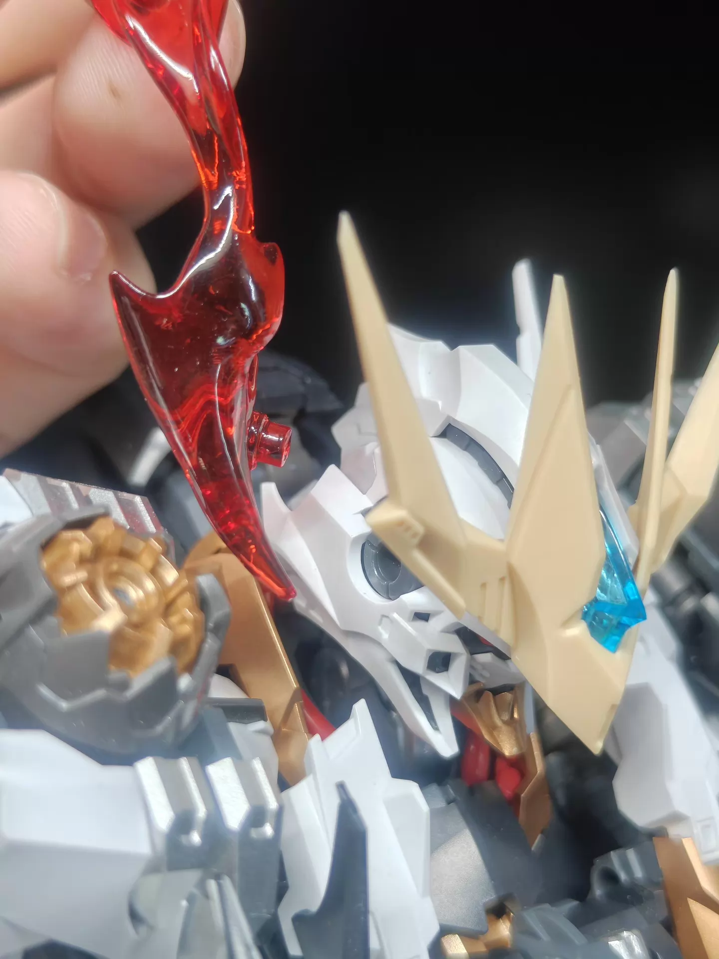 [Resin pieces] Resin pieces for Infinity Nova RMD Fenrir Barbatos fin and eye effect part.