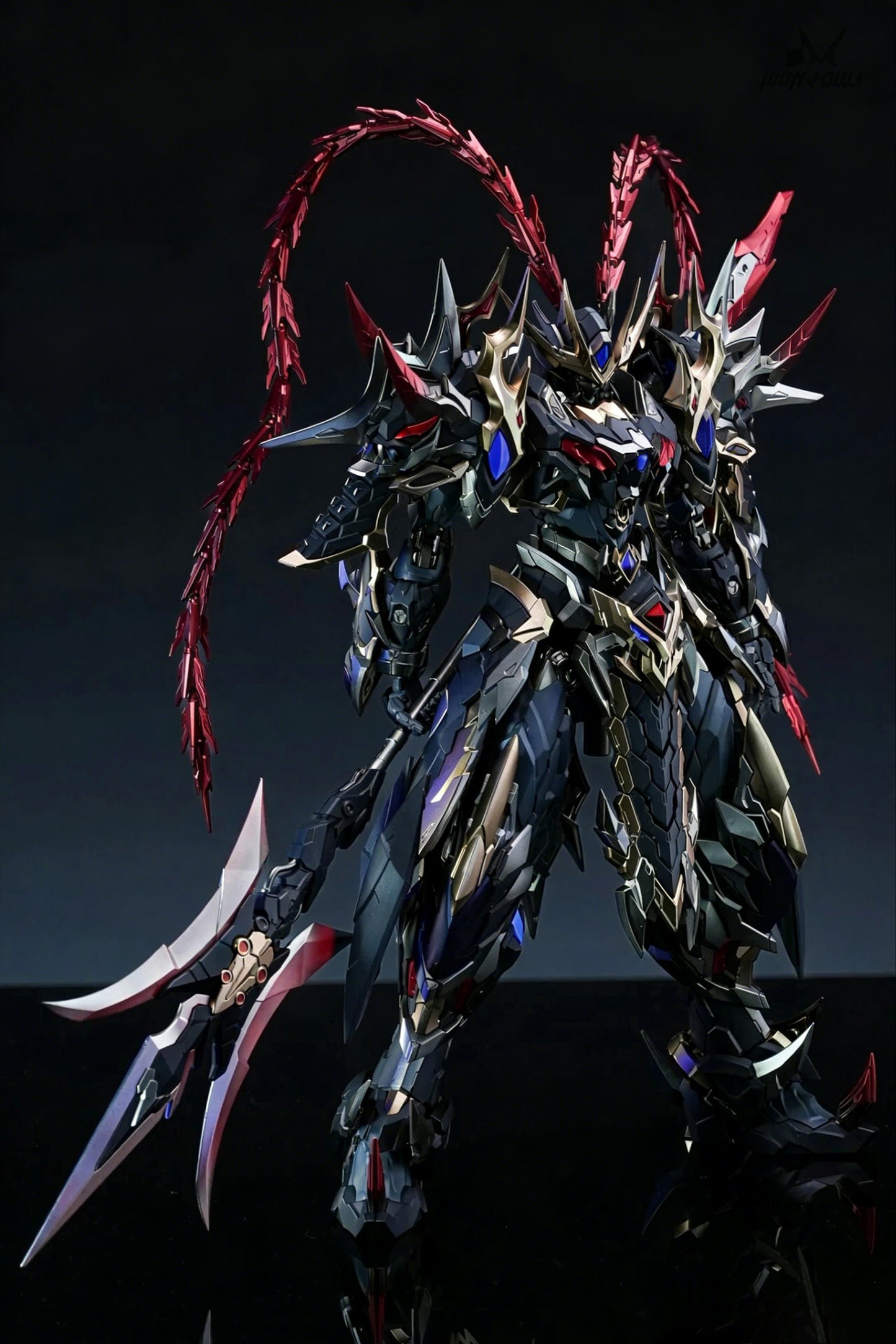 [Color customization] Motor Nuclear MNP-XH15 Lu Bu (Black red color scheme) Model Kit