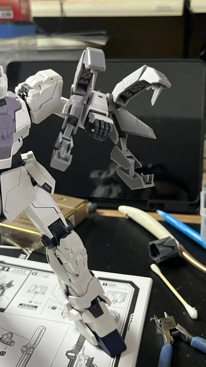 [3D printed parts] MGEX 1/100 Unicorn Banshee/Phenex Conversion Parts (PG-style Head, Chest, Legs, Weapons)-airlift