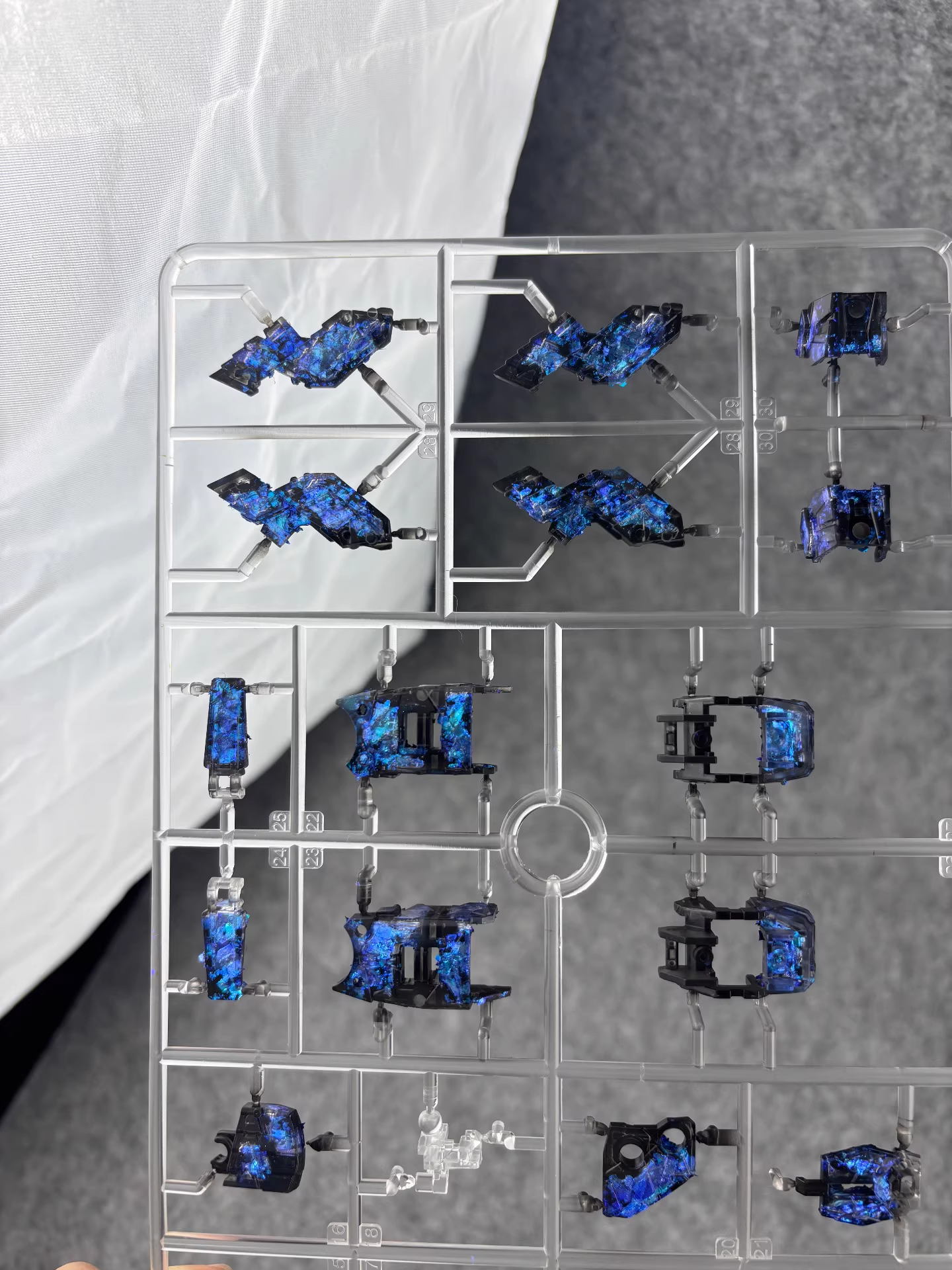 [Color customization] MG 1/100 RX-9/C Narrative Gundam (shading color scheme) C-Packs (Ver. Ka) model kit