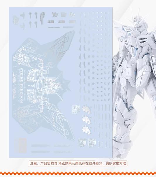 [Water decals] GUGU Decal High Precision Water Slide Decal - For MGEX 1/100 Strike Freedom Gundam Model