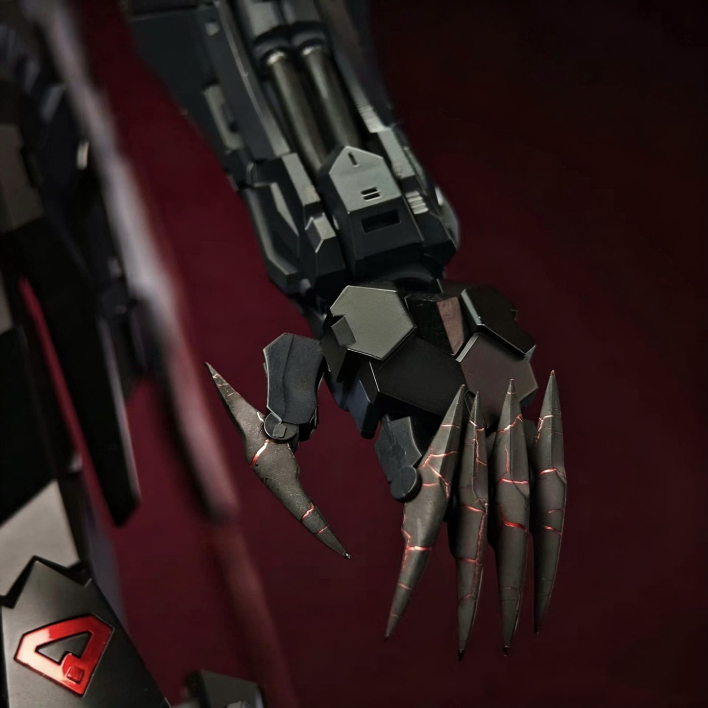 [Color customization] WOLF TECH 1/100 MG detail up Barbatos Lupus Rex king (Dark 1 color scheme)  model kit