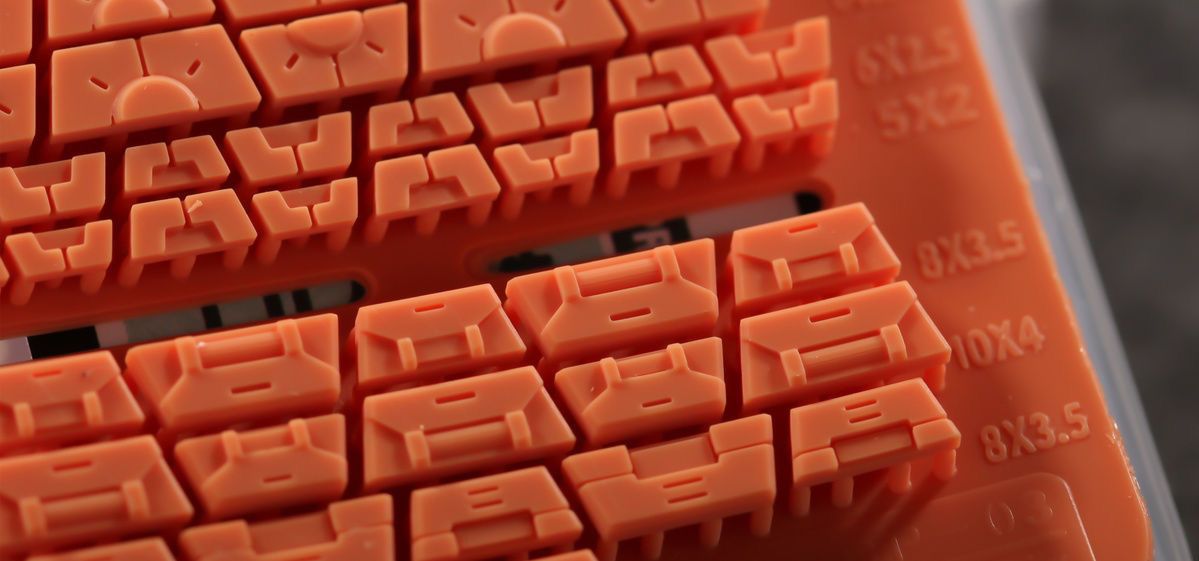 [3D printed pieces] DP-03 Gundam Model Detailing Parts, Semi-circular Detail Filler Sheets