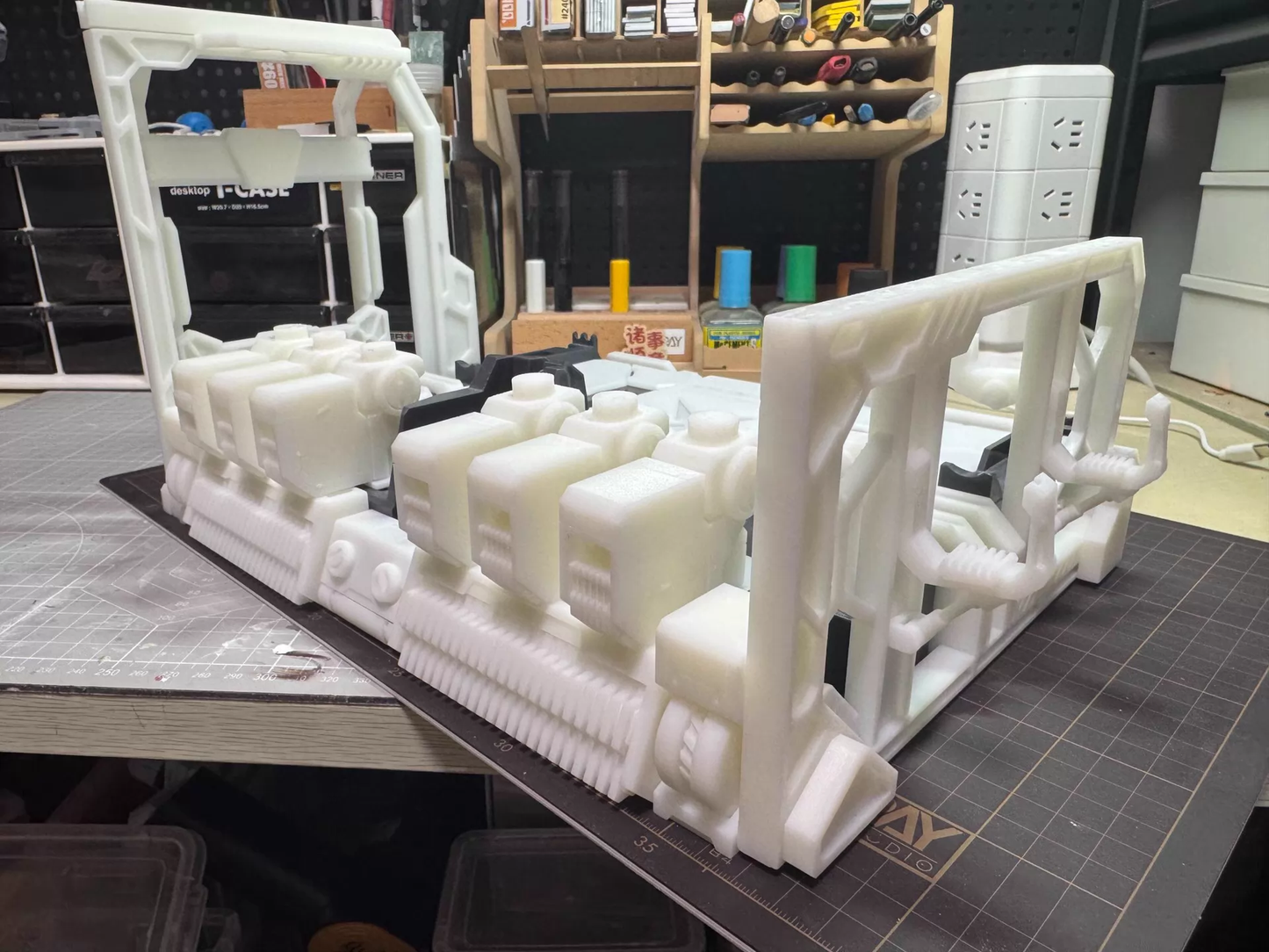 [3D printed parts] PG Unicorn / PGU Nu Gundam Stand Upgrade Parts, 1/60 scale