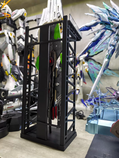 [3D printed pieces] Bandai/Daban Metal Structure Nu ν Gundam Fin Funnel Stand/ Weapon Stand