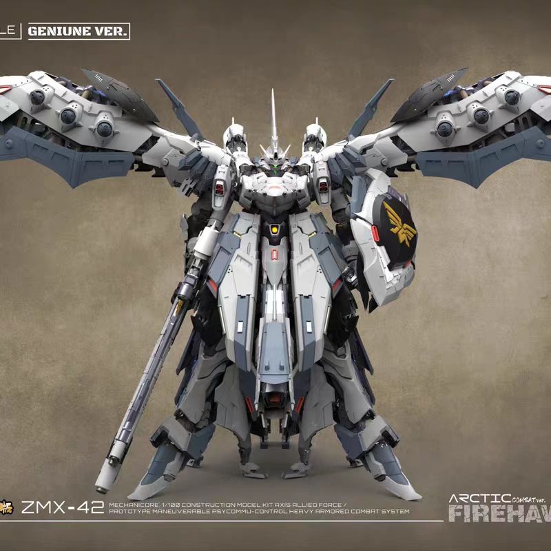 Mechanicore ZMX42 Firehawk (Arctic Combat Mode) 1/100 Scale Model Kit
