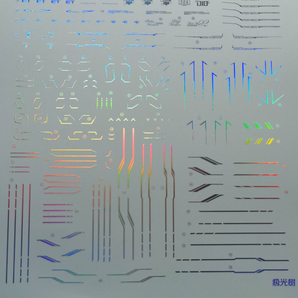 [Water decals] Laser Decal High Precision Water Slide Decal - For MGEX ...