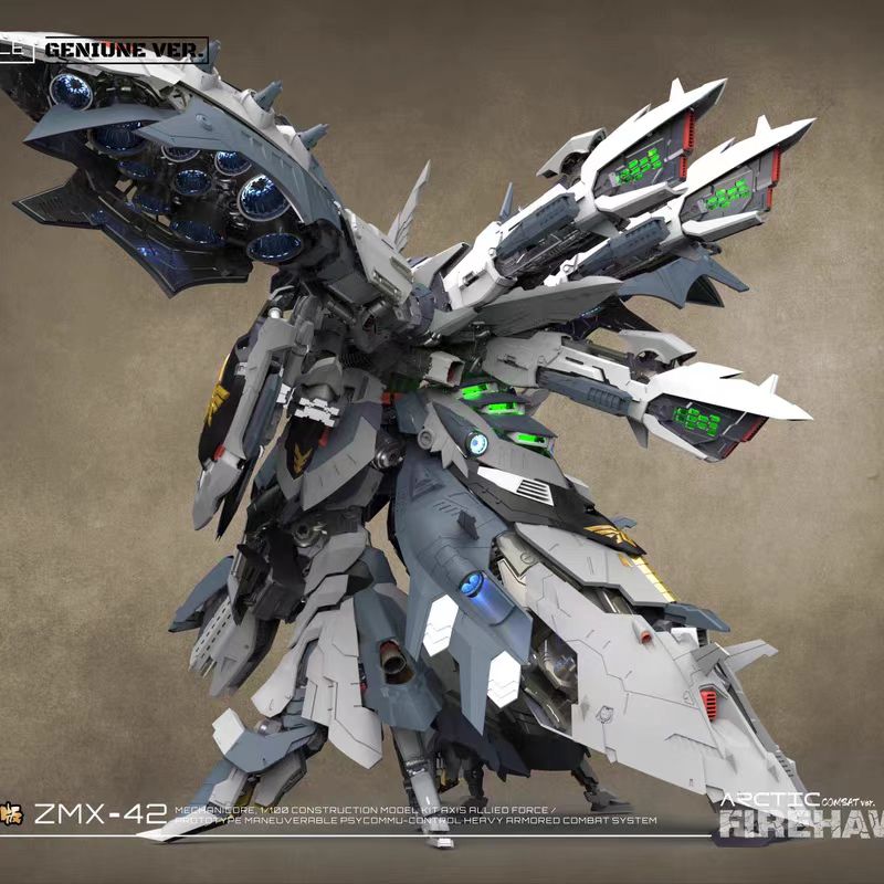Mechanicore ZMX42 Firehawk (Arctic Combat Mode) 1/100 Scale Model Kit