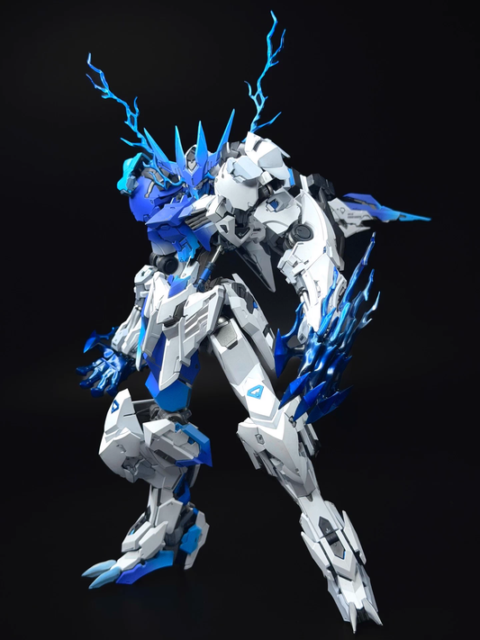 [Color customization] WOLF TECH 1/100 MG detail up Barbatos Lupus Rex king (Glacier Blue Color Scheme) model kit
