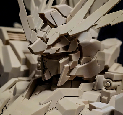 1/48 Unicorn Bust (Unicorn, Banshee, Phenex, Unicorn Gundam Perfectibility Divine) Gundam High-Precision 3D Printed Unpainted Model, GK Unpainted Resin Kit