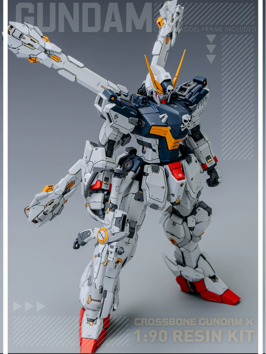 [Painted Resin Kit] Amazing Cast 1/90 Crossbone Gundam X1 GK Resin Conversion Kit