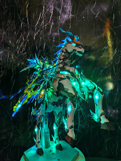 [Color customization] Motor Nuclear Zhao Yun & White Dragon Horse (white color scheme) Model Kit
