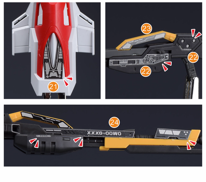 [Pre-cut Masking] NewC Pro Pre-cutting Masking for RG Wing Assembled Model Spray Covering Tape DIY Accessories