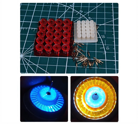 [Lighting kit materials] Clear Thruster Nozzles