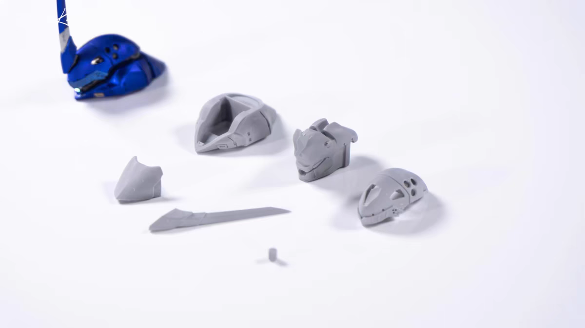 [Resin parts] for MG 1/100 Force Lizard Head -airlift