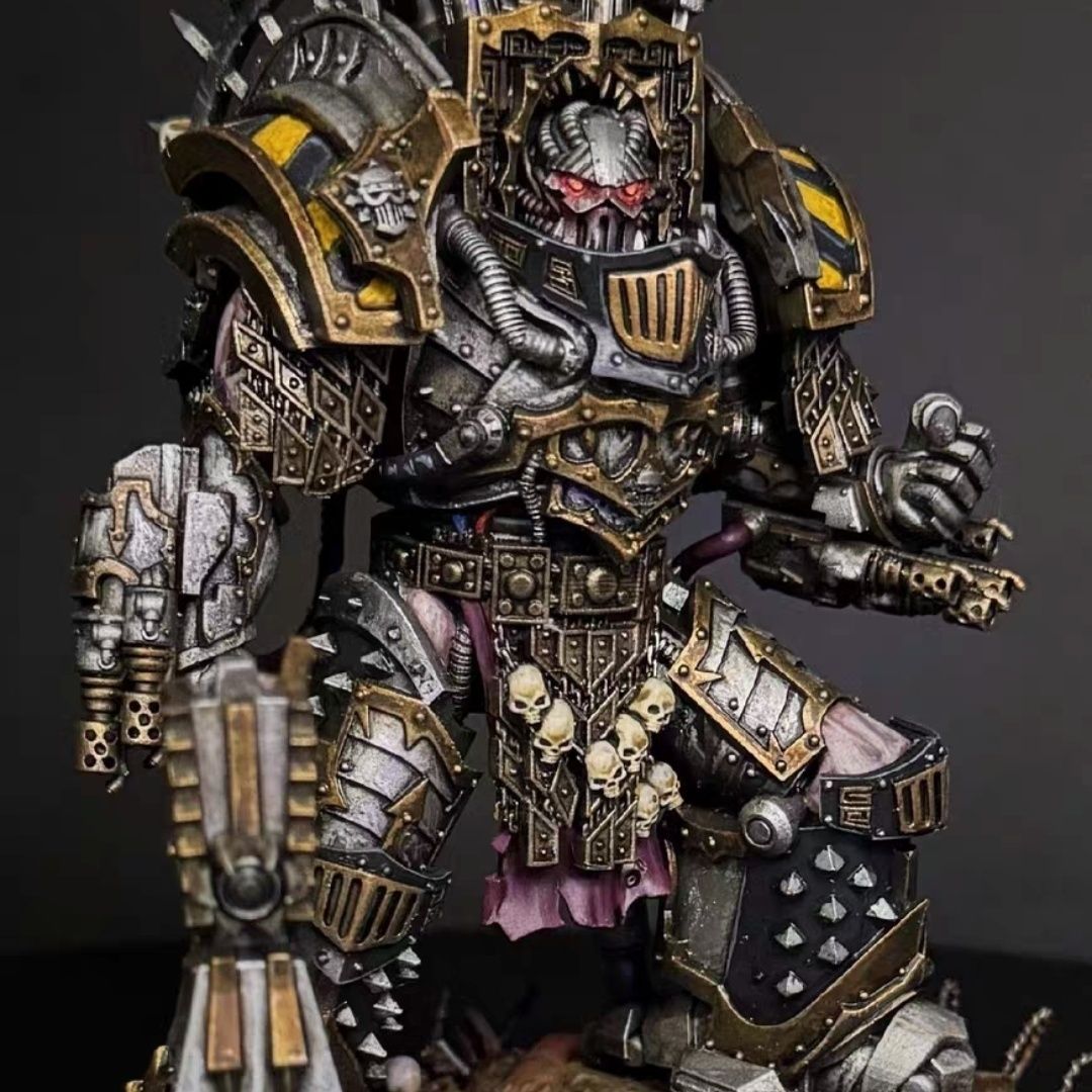 [Warhammer] Warhammer 40K Perturabo Primarch of the Iron Warriors 120mm Unpainted Model Kit