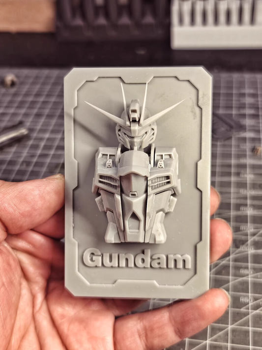 [3D printed parts] Rising Freedom Gundam Card Bust refrigerator magnet Decorative Card Bust